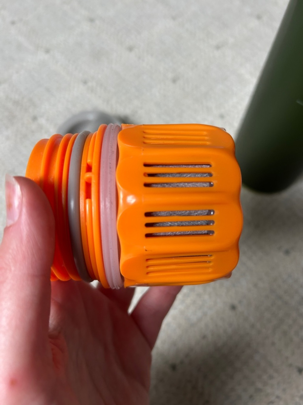GRAYL Water Purifier Bottle - Olive Green with Yellow Trim - Picture 8 of 8